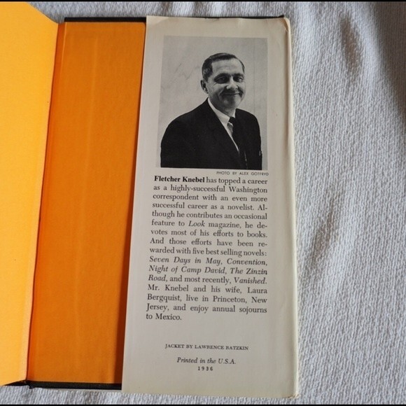 Trespass by Fletcher Knebel Hardcover c1969 Book Club Edition - Picture 6 of 11